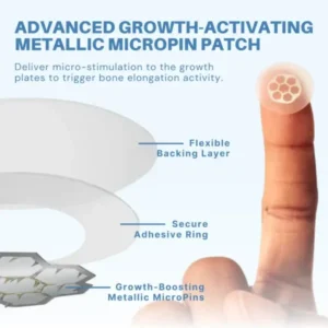 Oveallgo HeightBoost MicroPin Growth & Stretch Patch