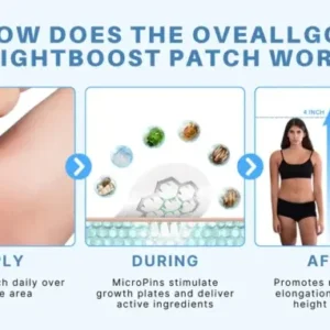 Oveallgo HeightBoost MicroPin Growth & Stretch Patch