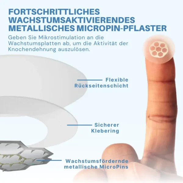 Oveallgo® HeightBoost Mikropin Wachstum & Dehnung Patch
