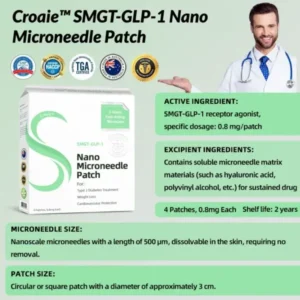 Oveallgo® SMGT-GLP-1 Nano Microneedle Patch