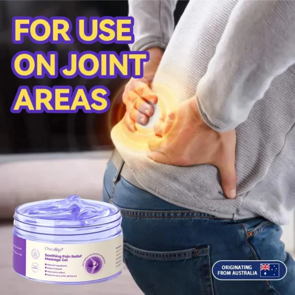 Oveallgo® Turmeric & Emu Oil Arthritis Soothing Pain Relief Massage Gel 👨‍⚕️Australian Osteopathic Association （AOA）Approved