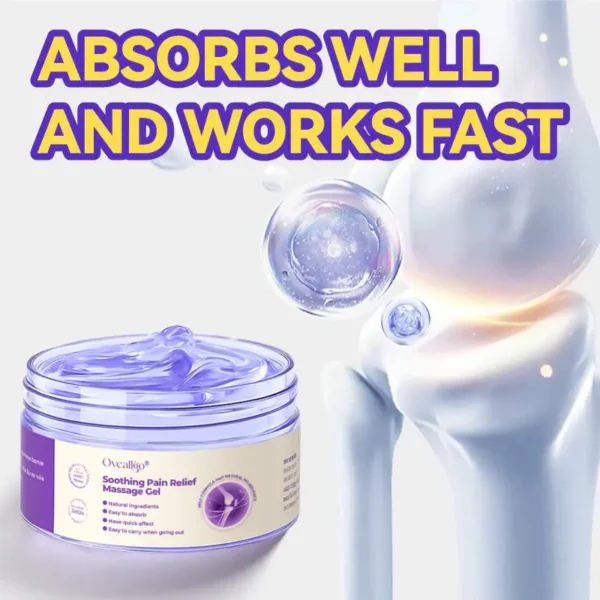 Oveallgo® Turmeric & Emu Oil Arthritis Soothing Pain Relief Massage Gel 👨‍⚕️Australian Osteopathic Association （AOA）Approved