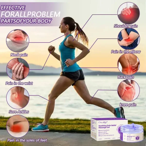 Oveallgo® Turmeric & Emu Oil Arthritis Soothing Pain Relief Massage Gel 👨‍⚕️Australian Osteopathic Association （AOA）Approved