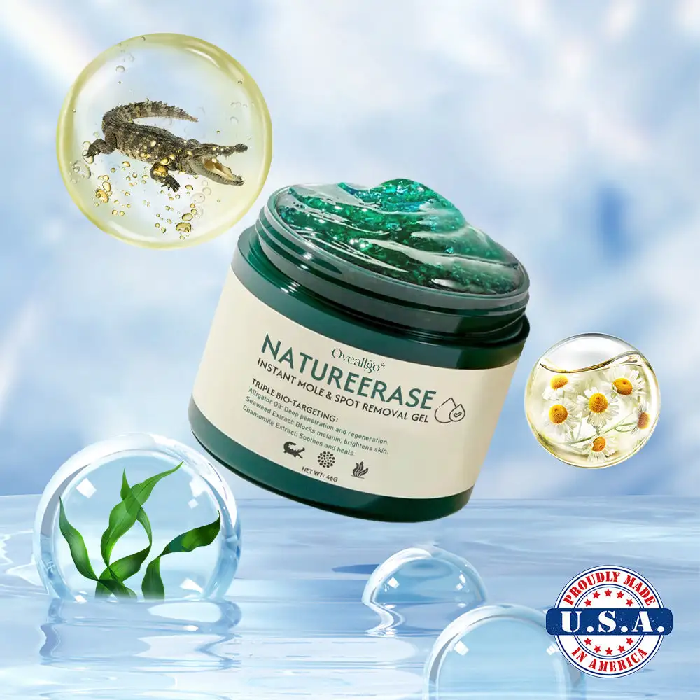 ✅ Official Store: Oveallgo® NatureErase Promax Instant Mole & Spot Removal Gel