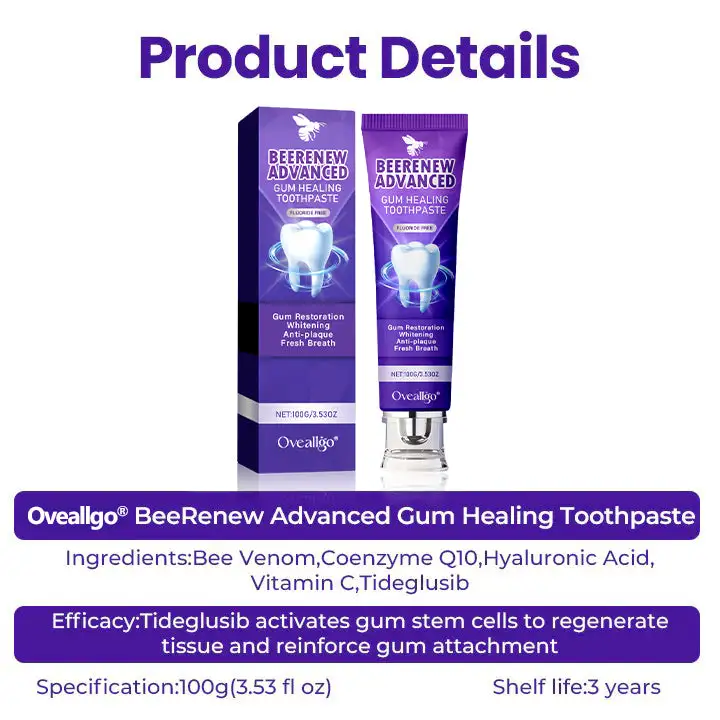Oveallgo® BeeRenew Advanced Gum Healing Toothpaste