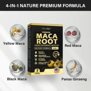 Oveallgo® Maca Root HARDER Performance Ampoules ProX